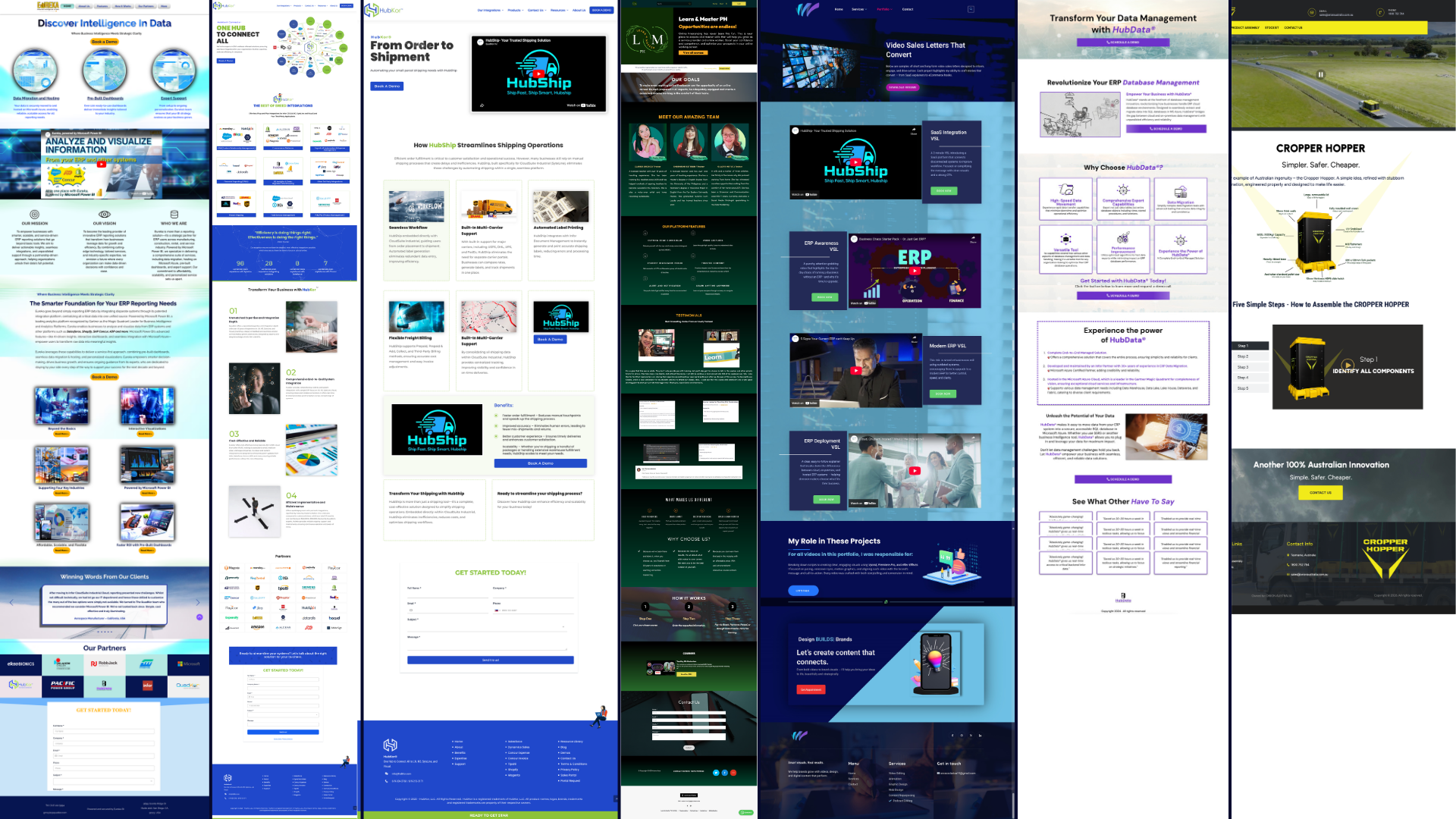 Website design sample